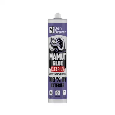 DEBBEX MAMUT Glue CLEAR UV Exteriér 290ml (transp