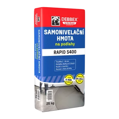 DEBBEX Samonivelační hmota na podlahy RAPID S400 25kg