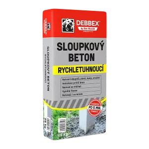 DEBBEX Sloupkový beton rychletuhnoucí 25kg