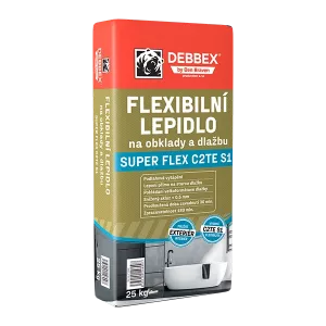DEBBEX Flexibilní lepidlo na obklady a dlažbu SUPER FLEX C2TE S1 25kg