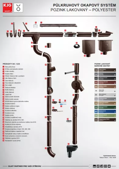Okapový systém - hnědá (Testa di Moro)