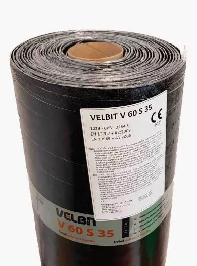 Velbit V60 S35 štítek