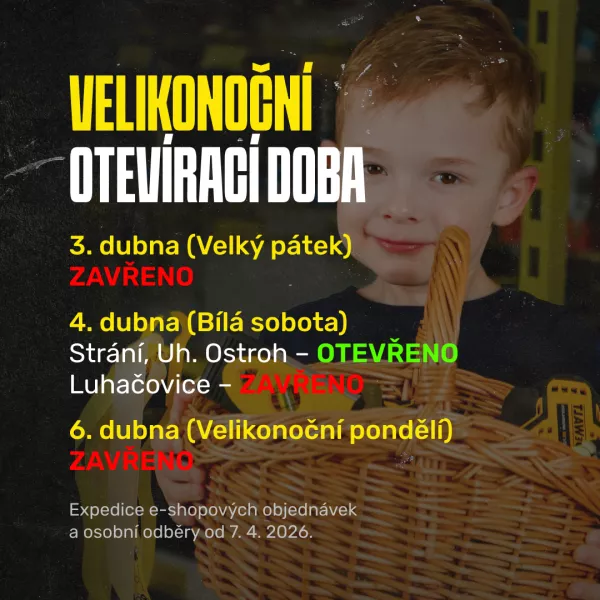 Otevírací doba VELIKONOCE 26